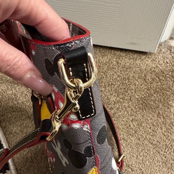 Dooney & Bourke Disney Mickey and Minnie Crossbody Bag - Picture 12 of 16